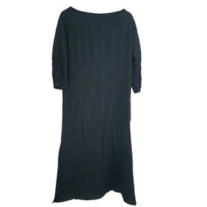 Babette Crinkled midi Dress Sz small lagenlook